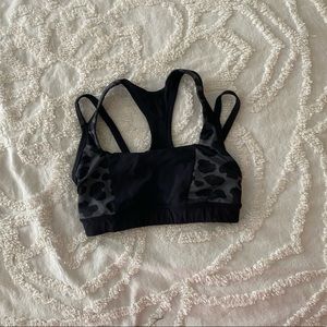 Lululemon sports bra cute leopard print pattern